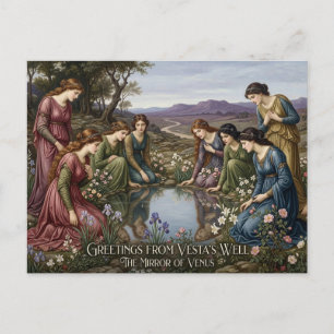 Greetings from Vesta's Well, Mirror of Venus Postcard