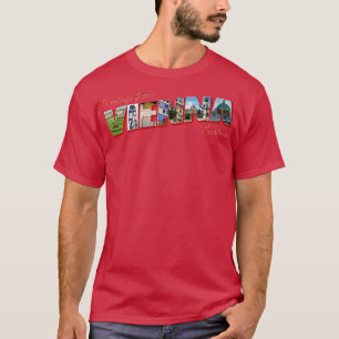 Greetings from Vienna in Austria Vintage style ret T-Shirt