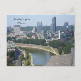 Greetings from Vilnius Postcard