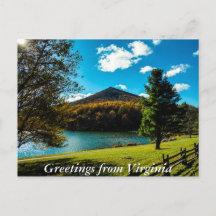 Greetings From Virginia Postcard