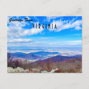 Greetings From Virginia Postcard