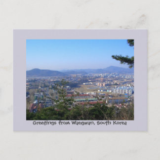 Greetings from Waegwan, South Korea Postcard