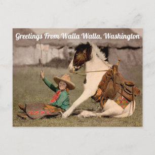Greetings From Walla Walla, Washington Postcard