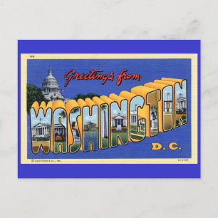 Greetings From Washington DC! Postcard