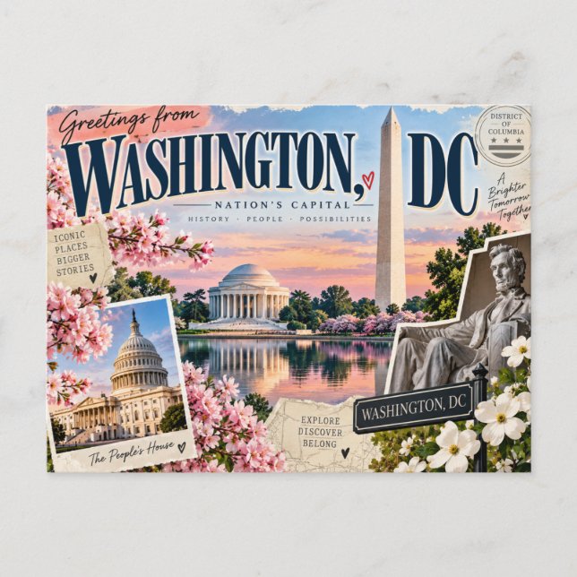 Greetings From Washington, DC Postcard (Front)