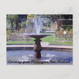 Greetings from Wellington New Zealand Postcard