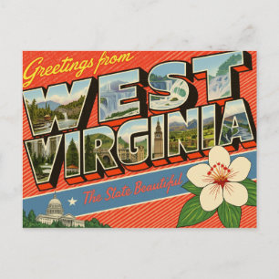Greetings From West Virginia Postcard