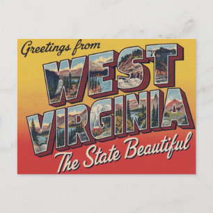 Greetings from West Virginia Postcard