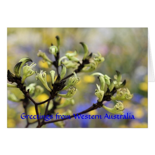 Greetings from Western Australia Card