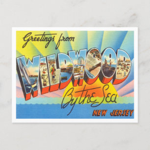 Greetings from Wildwood by the Sea, New Jersey Postcard