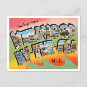 Greetings from Wildwood by the Sea, New Jersey Postcard