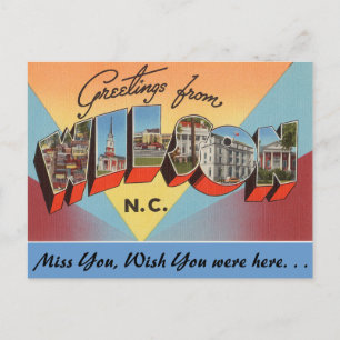 Greetings from Wilson Postcard