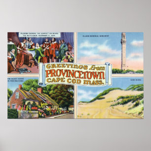 Greetings From with Scenic Scenes Poster