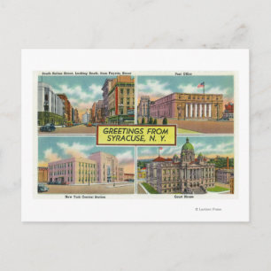 Greetings From with Scenic Views 2 Postcard