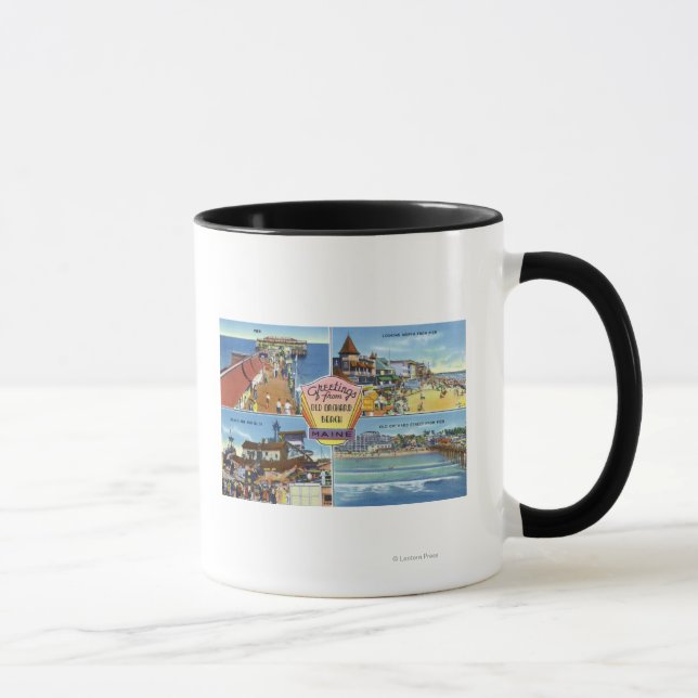 Greetings From with Scenic Views Mug (Right)