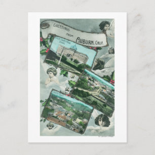 Greetings From with Scenic ViewsAuburn, CA Postcard