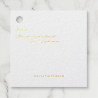 Greetings! Happy Valentines Favour Tags