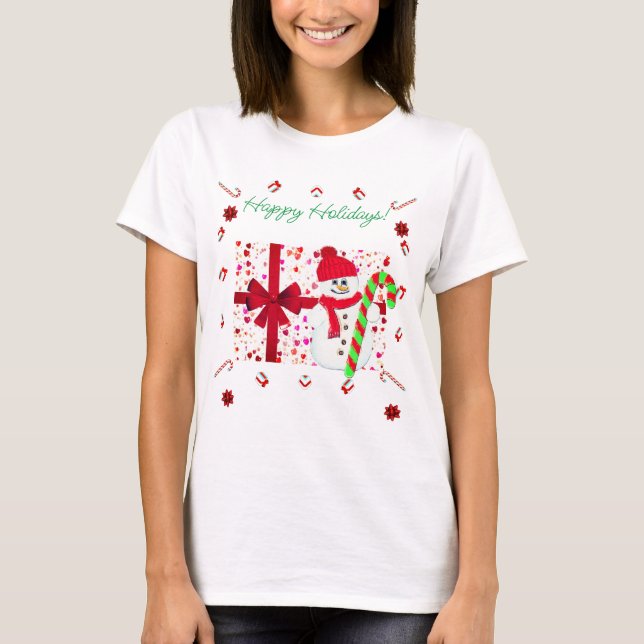 Greetings Holidays T-Shirt (Front)