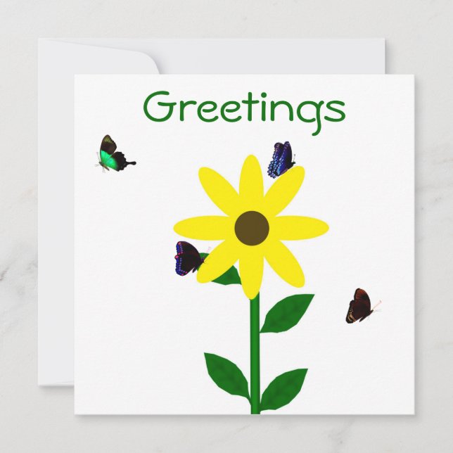 Greetings Notecard (Front)