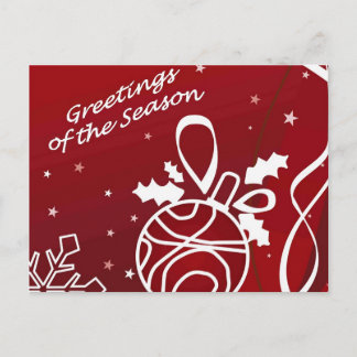 Greetings of The Season Postcard