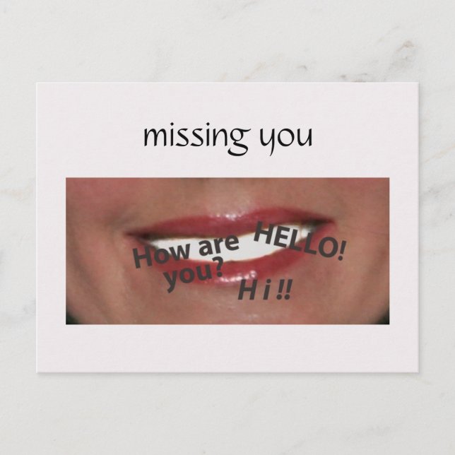 Greetings Postcard (Front)