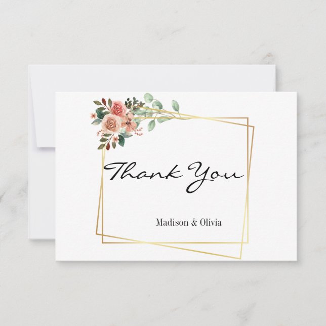 Greetings Thank You Cards (Front)