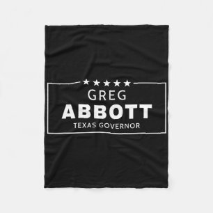 Greg Abbott Election Texas Governor Republican Red Fleece Blanket