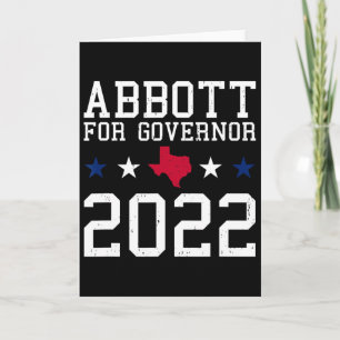 Greg Abbott For Governor Election July 4th Republi Card