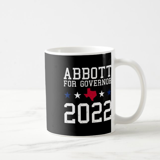 Greg Abbott For Governor Election July 4th Republi Coffee Mug (Right)