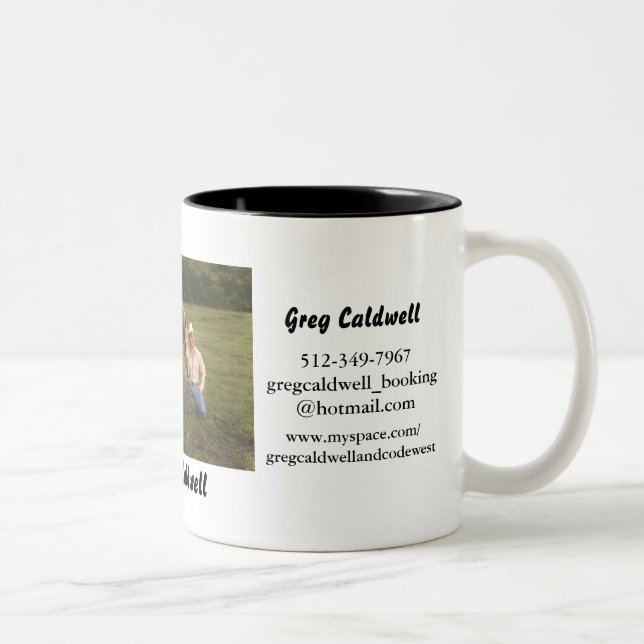 Greg and Goldie 11 Ounce Ceramic Mug (Right)