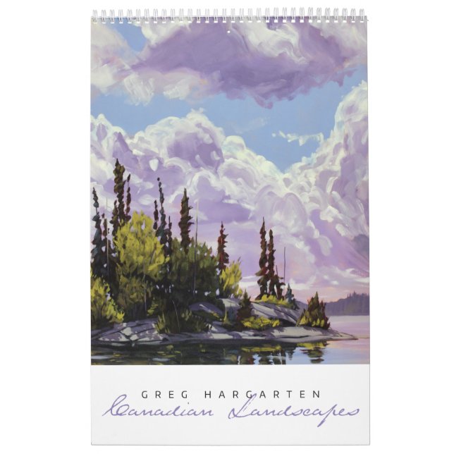 Greg Hargarten Canadian Landscapes Calendar (Cover)