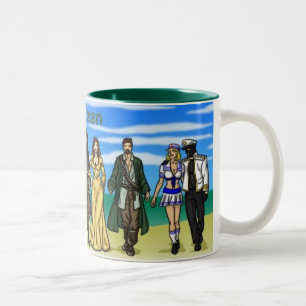 Greg of the Carribean gregscomic.com Two-Tone Coffee Mug