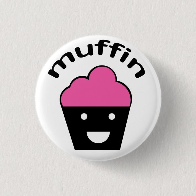 Greg the Muffin 3 Cm Round Badge (Front)