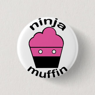Greg the Ninja Muffin 3 Cm Round Badge