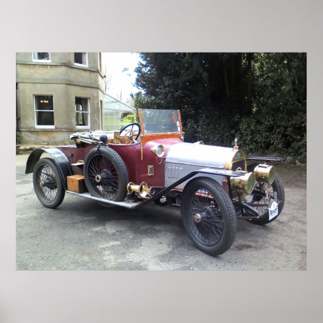 Gregoire Phaeton, Veteran French Car. Poster (Front)