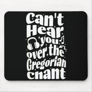 Gregorian Chant Funny Catholic Traditional Latin M Mouse Mat