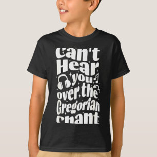 Gregorian Chant Funny Catholic Traditional Latin M T-Shirt