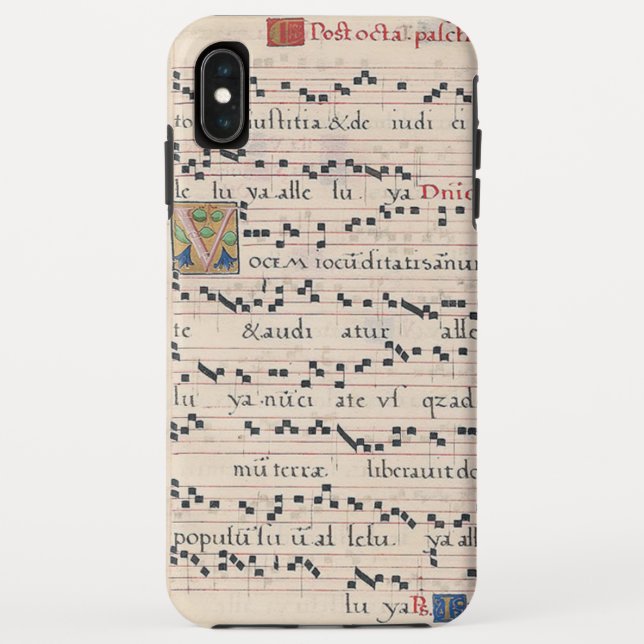 Gregorian chant iPhone case XS Max (Back)