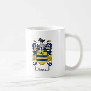 GREGORY FAMILY CREST -  GREGORY COAT OF ARMS COFFEE MUG