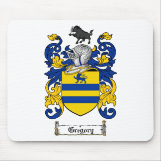 GREGORY FAMILY CREST -  GREGORY COAT OF ARMS MOUSE MAT