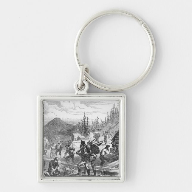 Gregory Gold Diggings, Colorado Key Ring (Front)