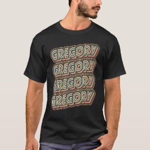 Gregory Groovy Style Retro Design My Name is Grego T-Shirt