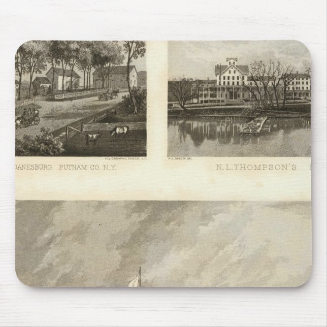 Gregory House, Doane, Thompson residences Mouse Mat (Front)