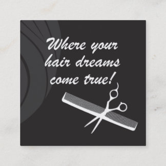 Gregory Tomos Salon Square Business Card