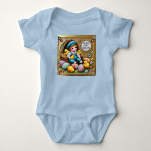 GREGORY ~ VINTAGE BOY Baby Chicks ~ Easter Joy ~ Bodysuit