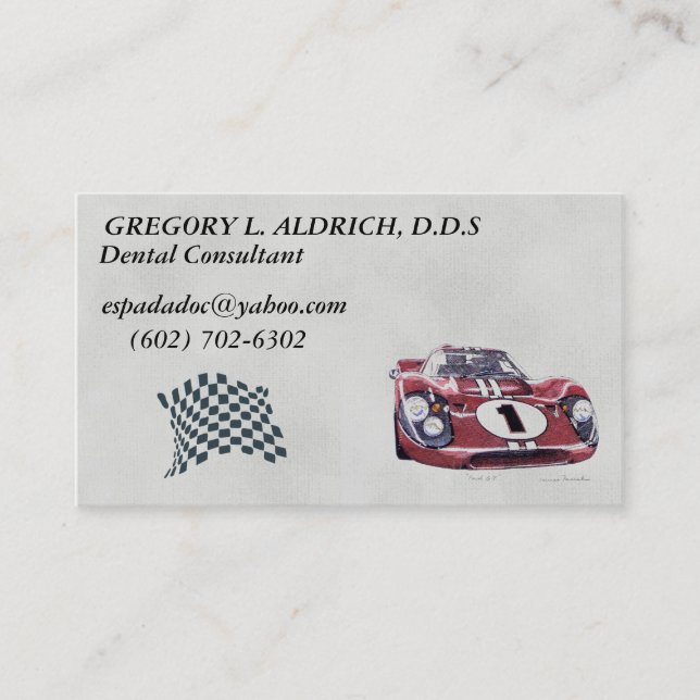 Greg's Card (Front)