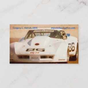 Greg's Corvette Business Card