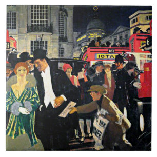Greiffenhagen - London: Piccadilly, Tile
