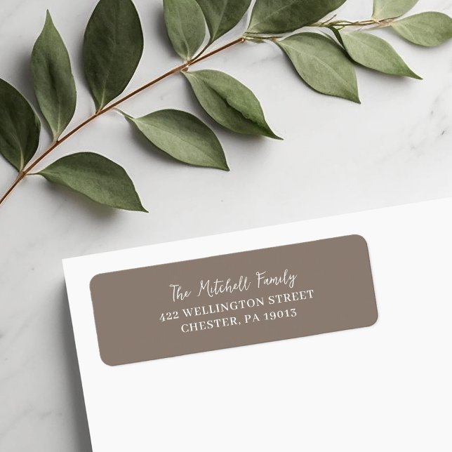 Greige Return Address (Creator Uploaded)