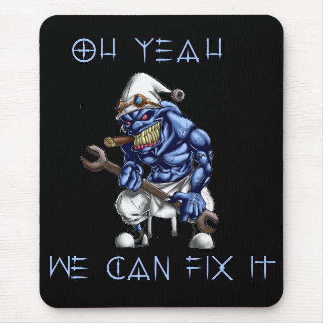 Gremlin Fix It Mousepad (Front)